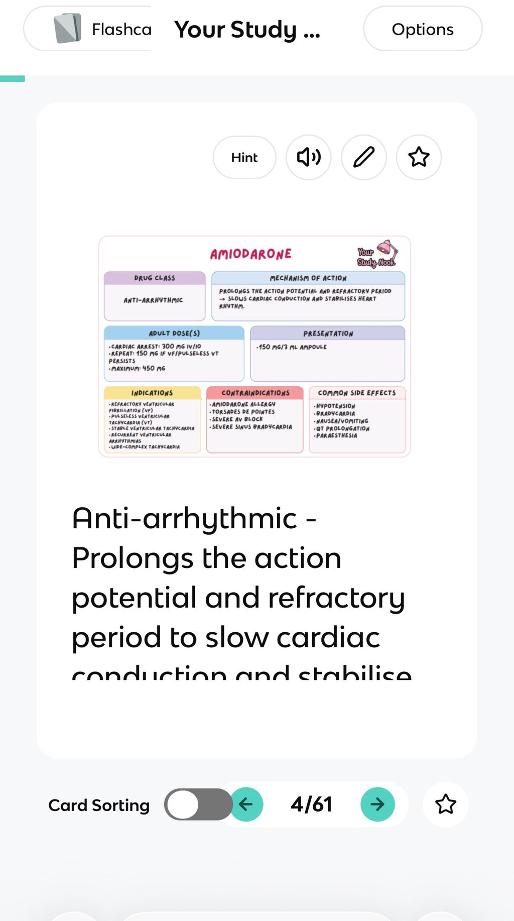 Australian Digital Medication Flashcards