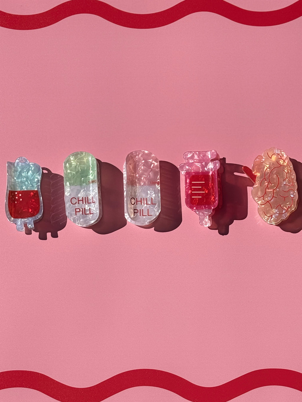 Healthcare-Themed Claw Clips ✨