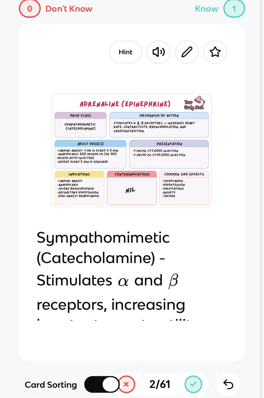 Australian Digital Medication Flashcards