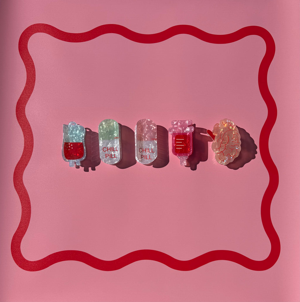 Healthcare-Themed Claw Clips ✨