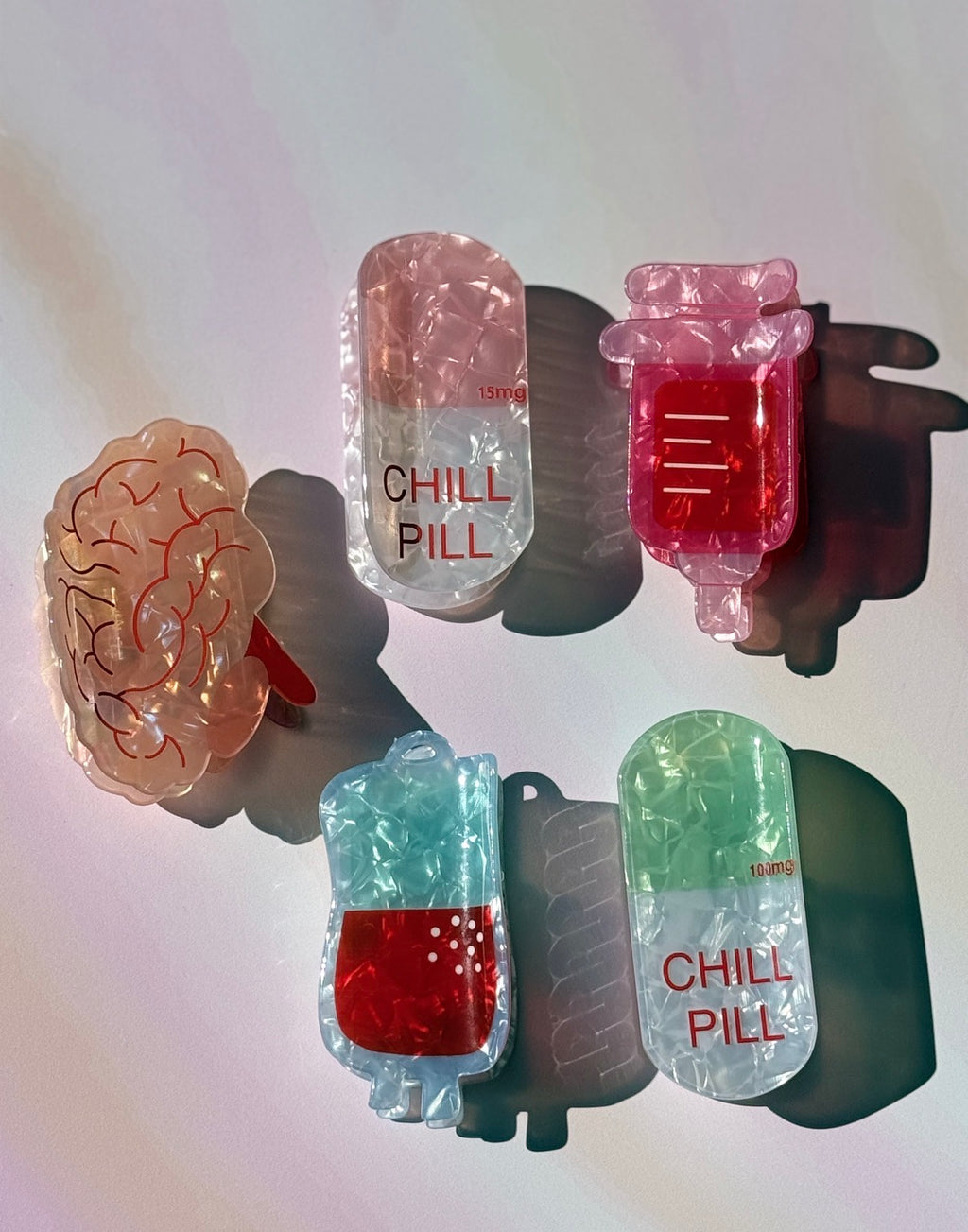 Healthcare-Themed Claw Clips ✨