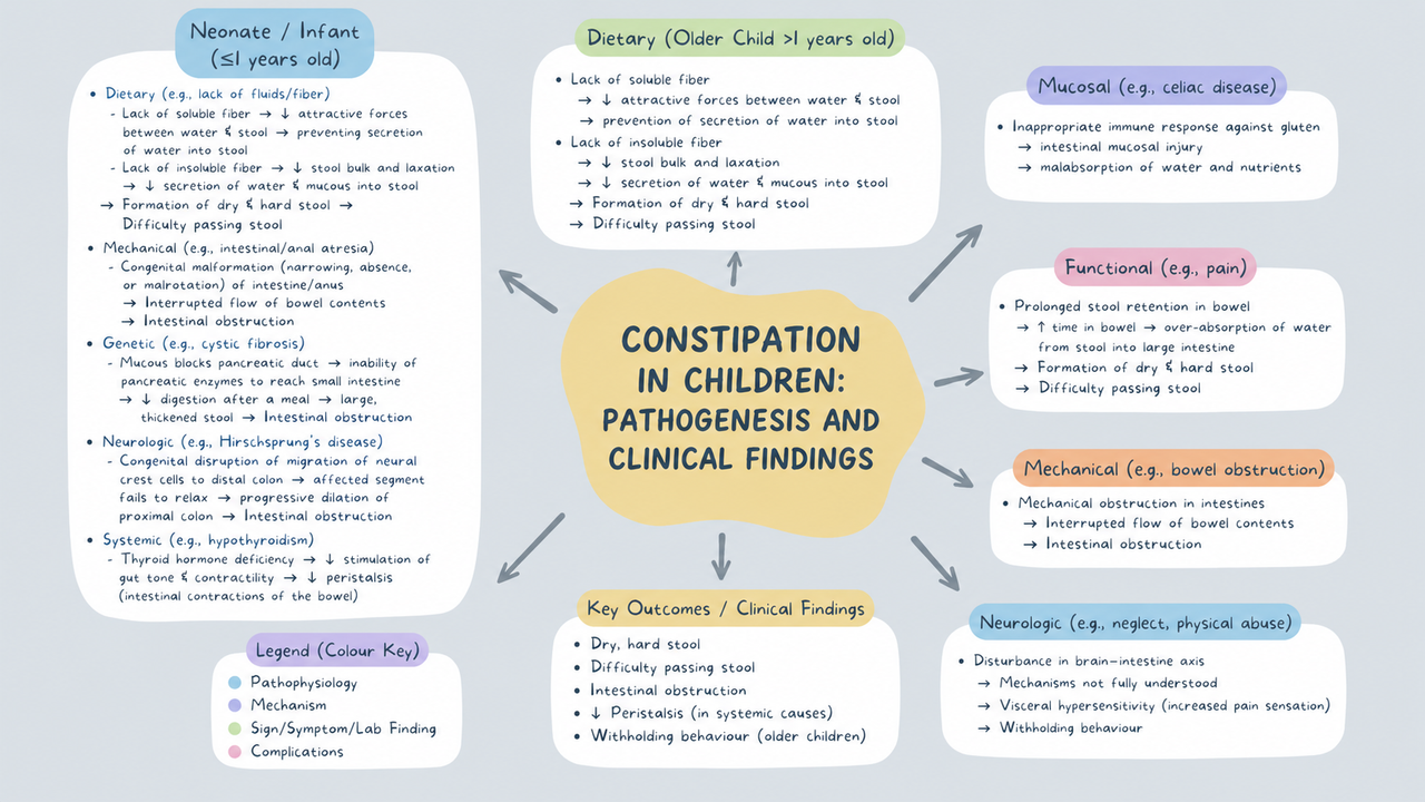 Paediatric Pathophysiology Mind Maps Collection